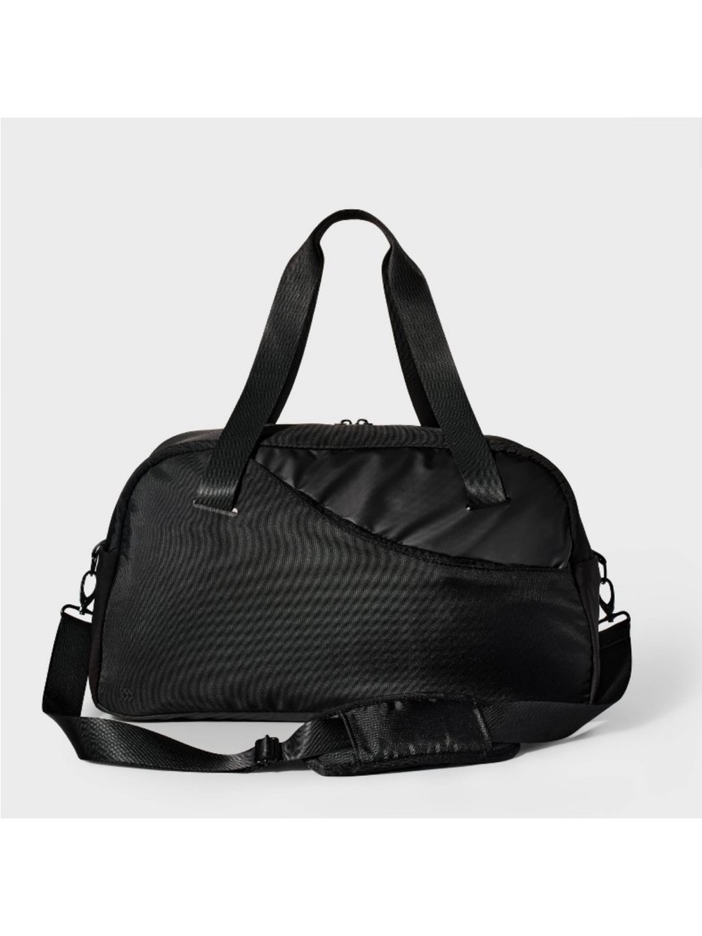 all in motion Black Men's Duffel Bag with Removable Shoulder Strap
